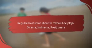 Regulile loviturilor libere în fotbalul de plajă: Directe, Indirecte, Poziționare